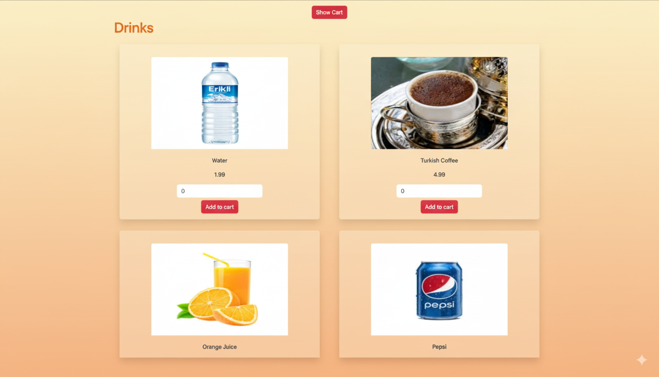 Food Ordering Website